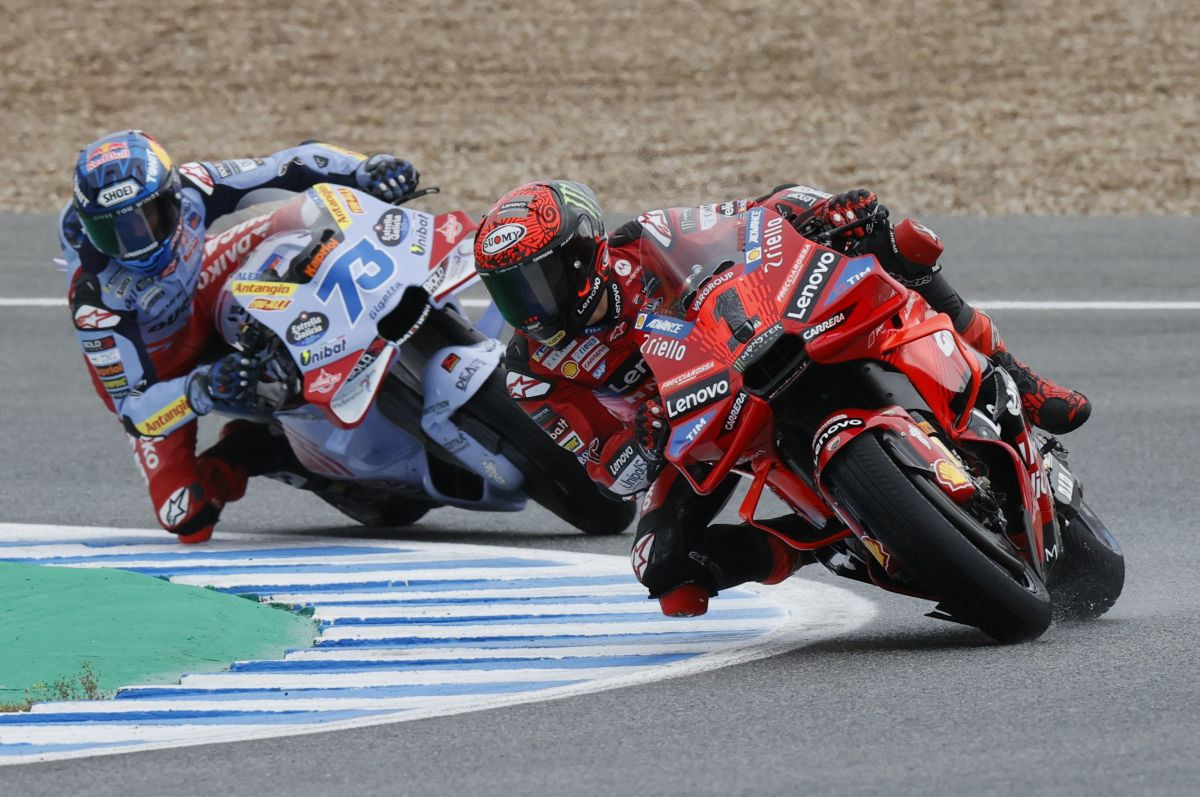 Spektakl kakav MotoGP dugo nije vidio: Bagnaia slavio u Jerezu ispred Marqueza, Martin tragičar dana Spektakl kakav MotoGP dugo nije vidio: Bagnaia slavio u Jerezu ispred Marqueza, Martin tragičar dana