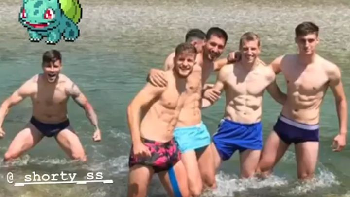 Fudbaleri Željezničara se osvježili u Neretvi: "I Miletić bi bio na slici da ga nije odnijela..."