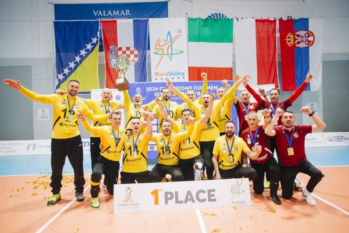 Odbojkaški klub invalida Fantomi treći put uzastopno pokorili Evropu Odbojkaški klub invalida Fantomi treći put uzastopno pokorili Evropu