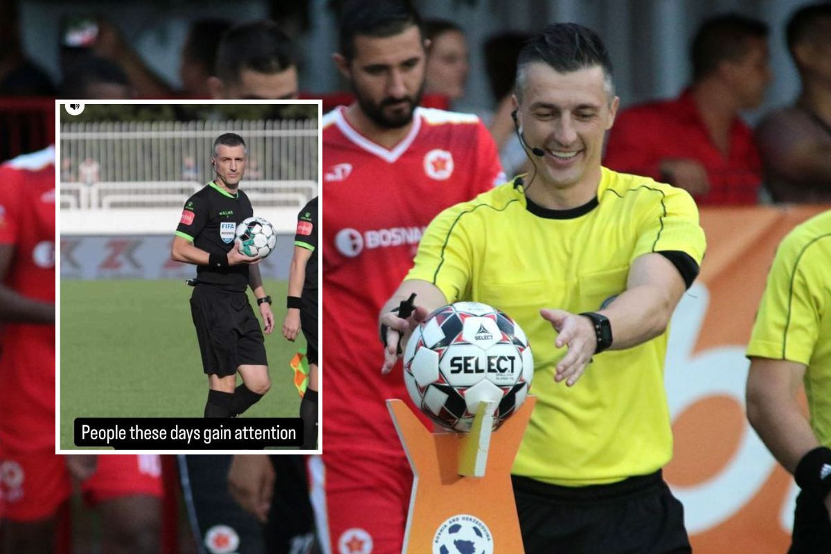 Bivši bh. sudija sa FIFA znakom poslao moćnu poruku Bivši bh. sudija sa FIFA znakom poslao moćnu poruku