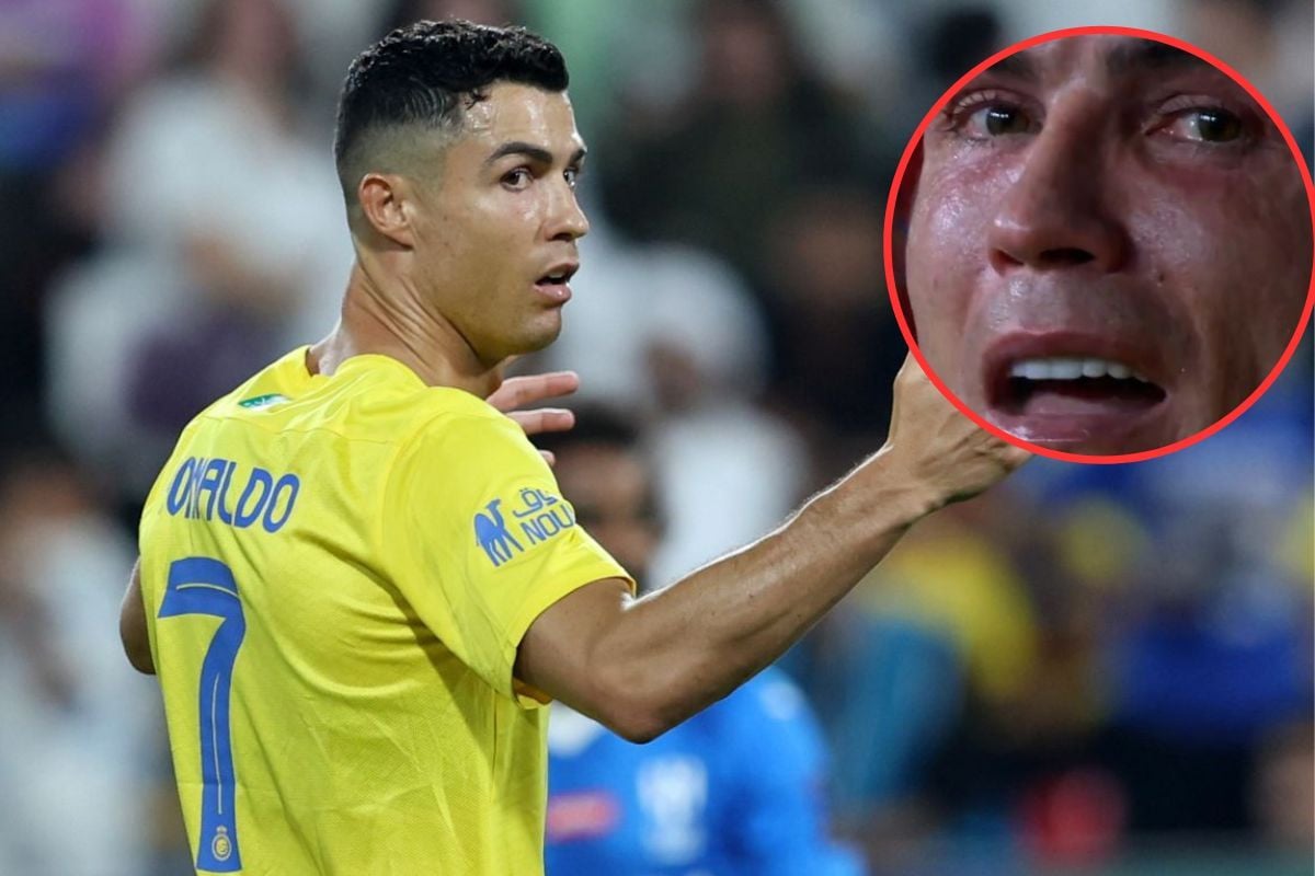 Nevjerovatne scene iz Arabije: Cristiano pada na teren i plače kao malo dijete!