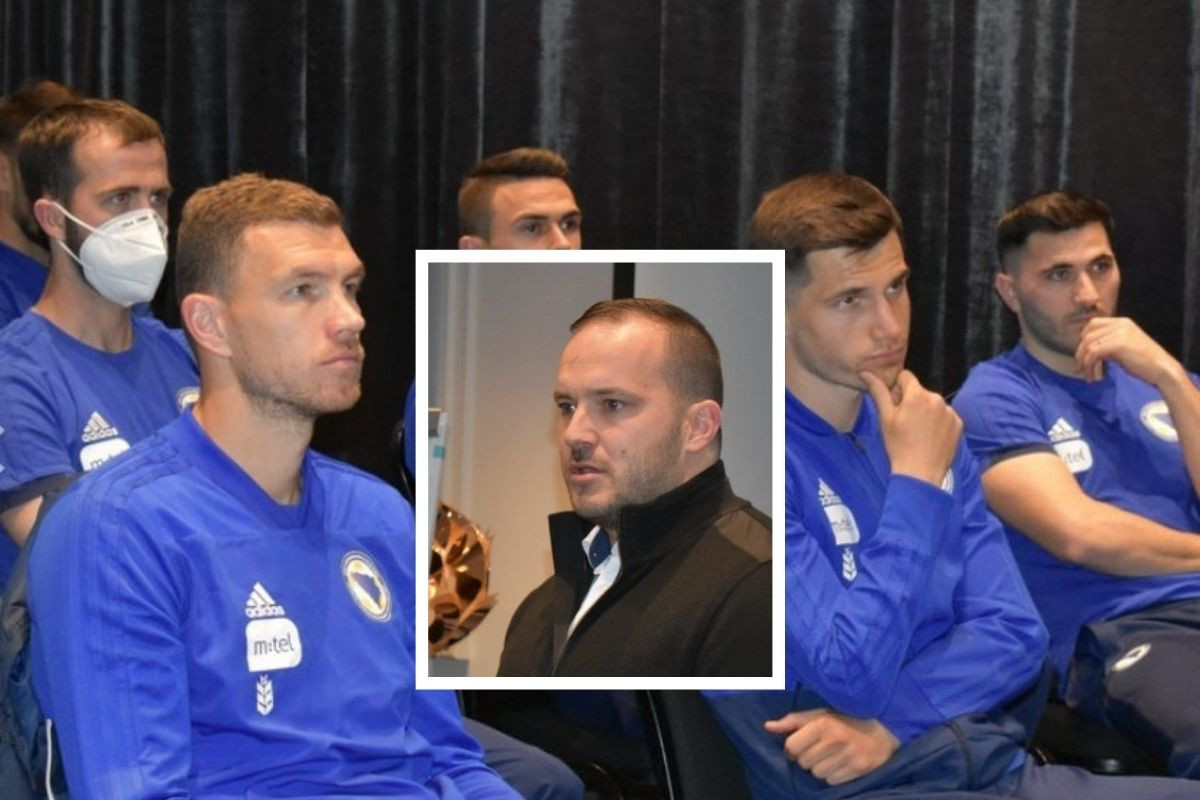 Reprezentativcima BiH govor održao Vico Zeljković Reprezentativcima BiH govor održao Vico Zeljković