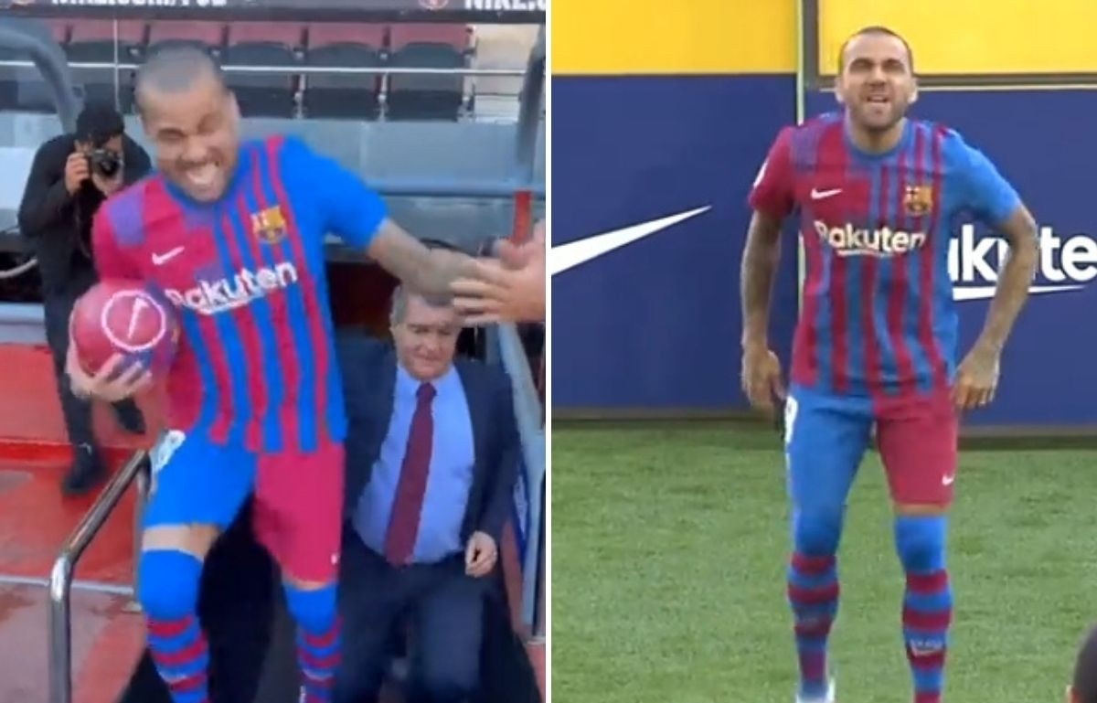 Barcelona predstavila Alvesa: Ovakve scene rijetko se viđaju po dolasku jednog fudbalera