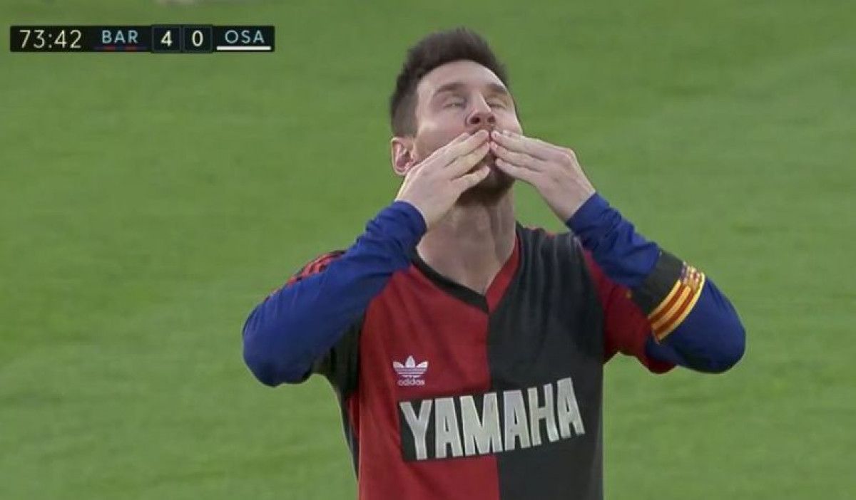 Messi kod proslave gola imitirao i Maradoninu pozu koju u Newell'su i danas pamte