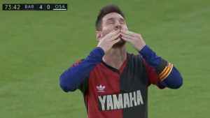 Messi kod proslave gola imitirao i Maradoninu pozu koju u Newell'su i danas pamte