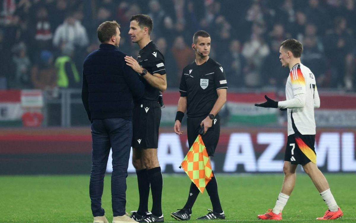 Nagelsmann ismijava hrvatskog sudiju nakon utakmice u Budimpešti Nagelsmann ismijava hrvatskog sudiju nakon utakmice u Budimpešti