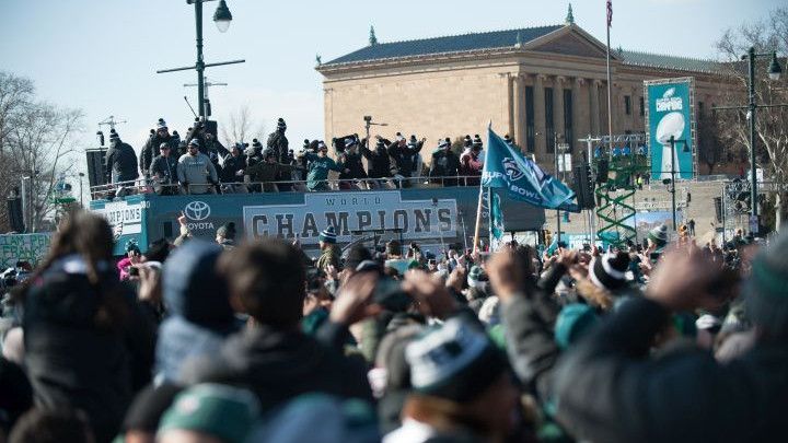 Šampionski doček: Dva miliona ljudi na ulicama Philadelphije slavi sa novim NFL prvacima
