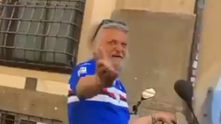 Ferrero u dresu Sampdorije šetao ulicama Rima, a onda se zaustavio motorista: "Pozdravio vas Džeko"