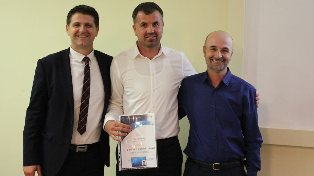 Salim Duraković odbranio diplomski rad i dobio UEFA PRO licencu