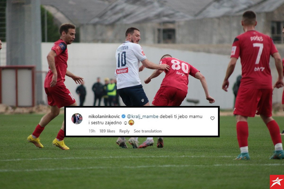 Ninković ušao u svađu s navijačem Borca: "Debeli ti j**e mamu i sestru zajedno" Ninković ušao u svađu s navijačem Borca: "Debeli ti j**e mamu i sestru zajedno"