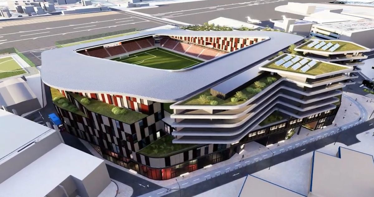 Skriven od ostatka Evrope: Gradi se moderan stadion u gradu gdje se utakmice prekidaju zbog aviona