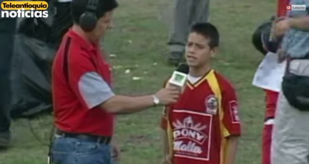 James Rodriguez je s 12 godina zabijao direktno iz kornera