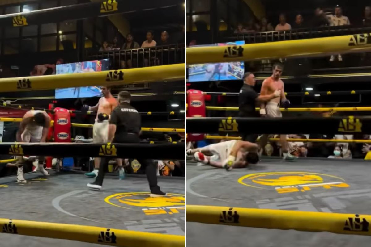 Nula od borca: Shvatio da gubi boks meč, pa protivnika brutalno nokautirao high kickom Nula od borca: Shvatio da gubi boks meč, pa protivnika brutalno nokautirao high kickom