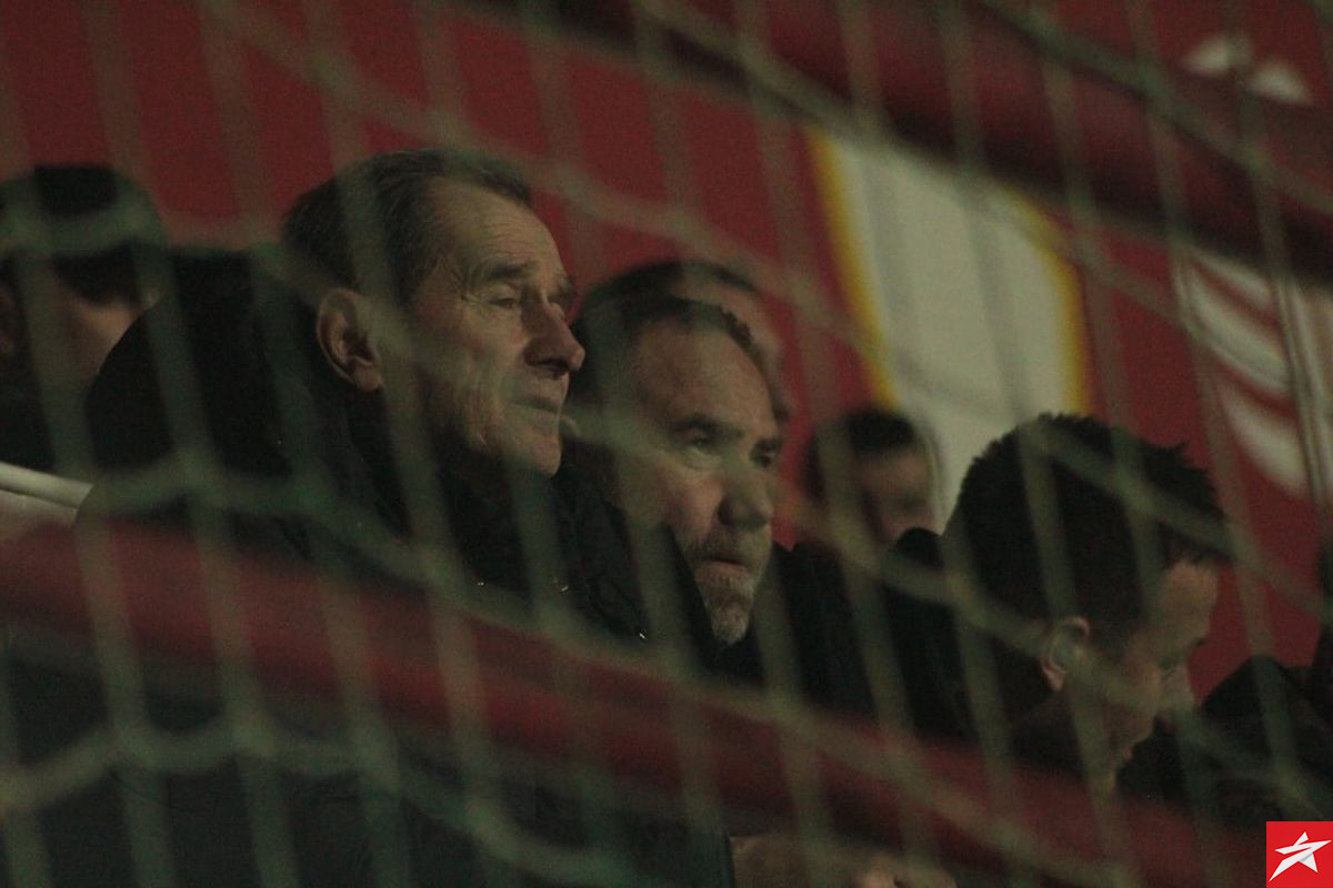 Ismir Mirvić na tribinama stadiona "Rođeni"