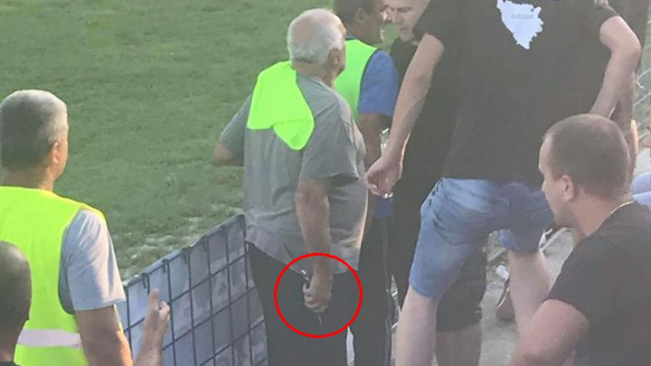 Scene iz 1. lige TK: Otkud nož na tribini?