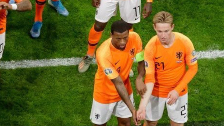 Svijet se divi potezu Wijnalduma i De Jonga tokom meča Holandija - Estonija