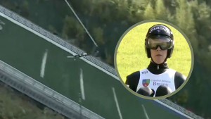 Može i bez snijega: Skijaški skokovi su dobili novu zvijezdu, letio je preko veličine skakaonice