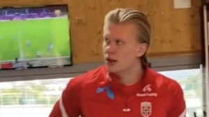 Haaland trenirao u teretani i pratio spektakularan meč budućeg tima?