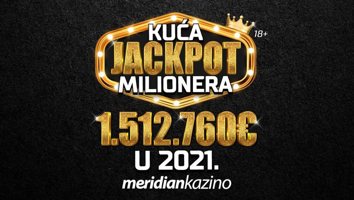 Meridian online kazino u 2021. isplatio više od 1.5 miliona eura vrijedne džekpotove