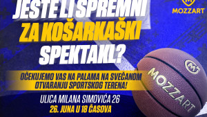 Kompanija Mozzart i Željko Rebrača otvaraju sportski teren na Palama