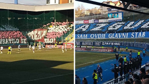 Fantastične koreografije navijača na velikom bh. derbiju