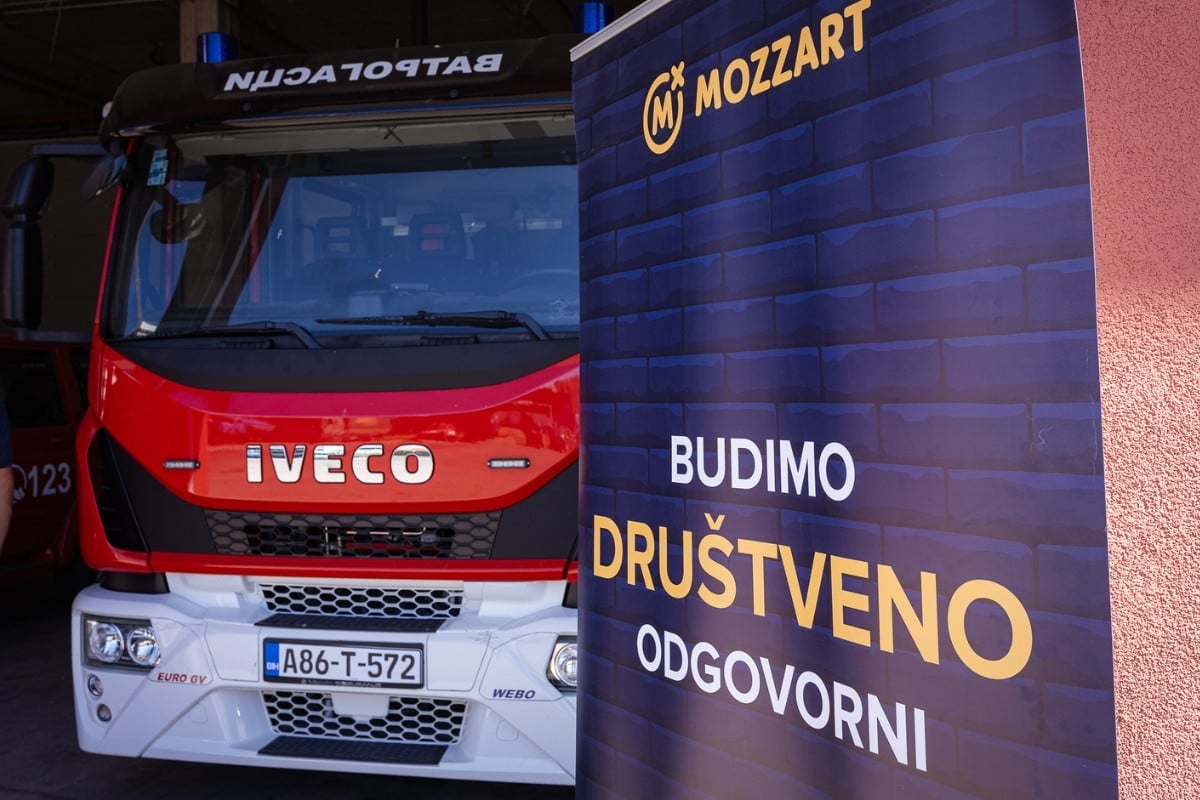 Mozzart uz heroje Hercegovine: Novčana podrška vatrogascima u Trebinju