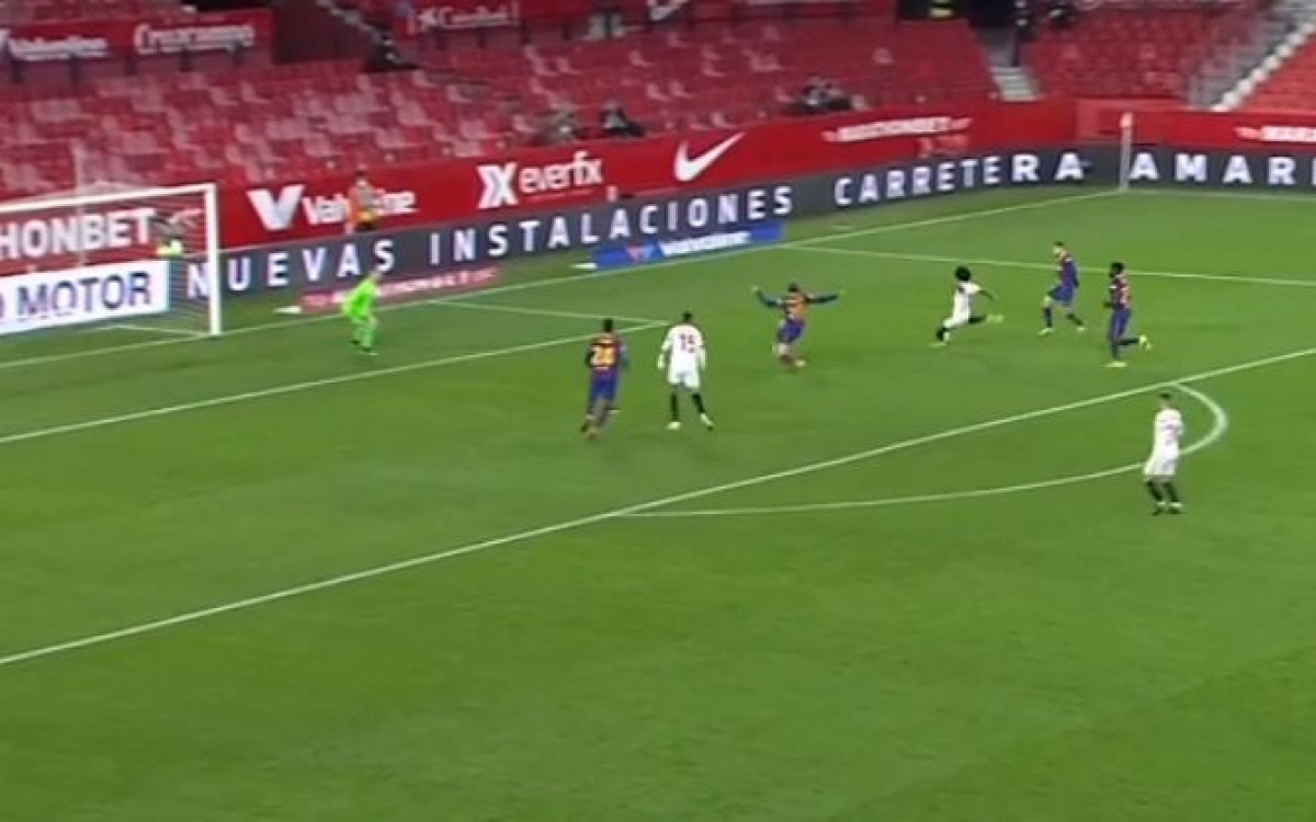 Štoper Seville posramio odbranu Barcelone i zabio im gol