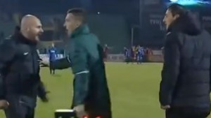 Žestoko je bilo u samom finišu meča na Koševu