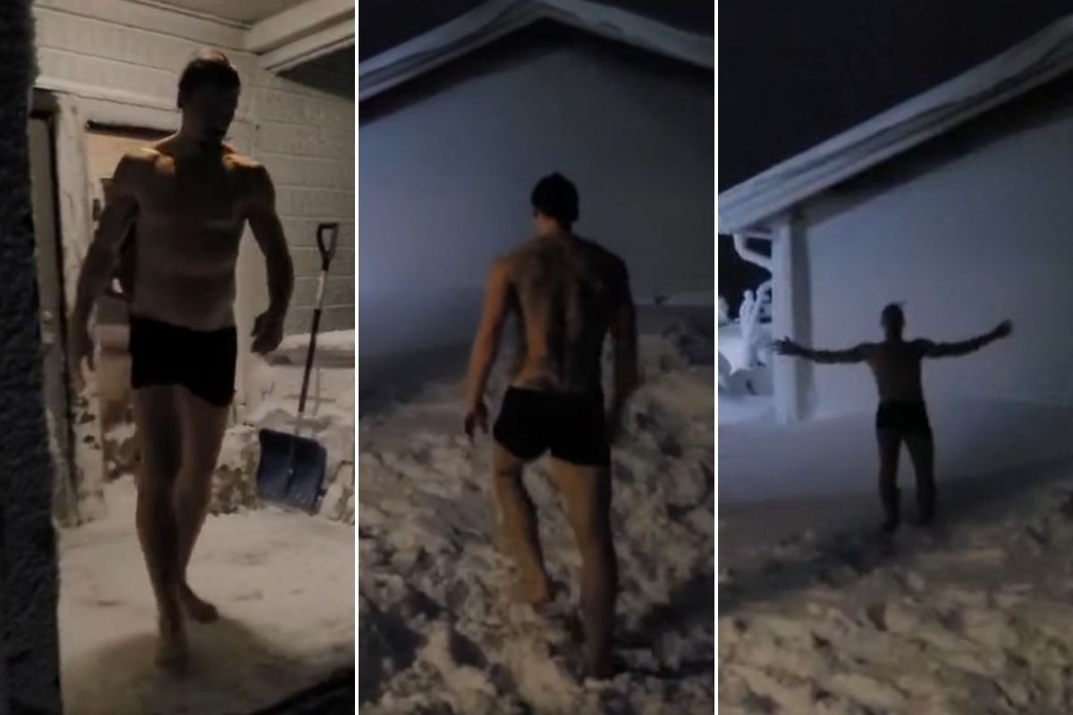Ibrahimović je opet ludovao: Izašao iz kuće u boksericama i bacio se u snijeg, imao je i razlog