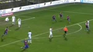 Hajduk pobijedio Rijeku na Rujevici golom u zadnjoj sekundi