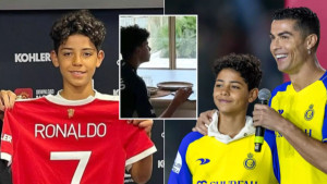 Fanovi očarani zbog fotografije: Ronaldo na sina prenio posebnu ljubav, a tek to ime na dresu...