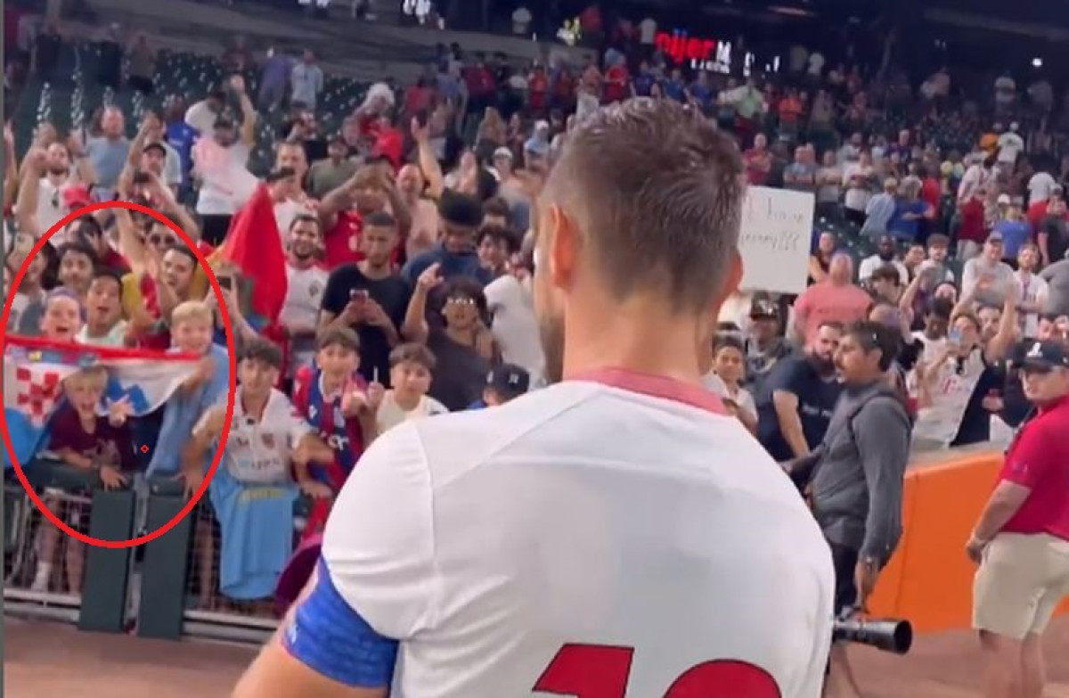 Rakitića su dozivali svi s tribine, a onda je vidio dječaka koji drži zastavu Hrvatske