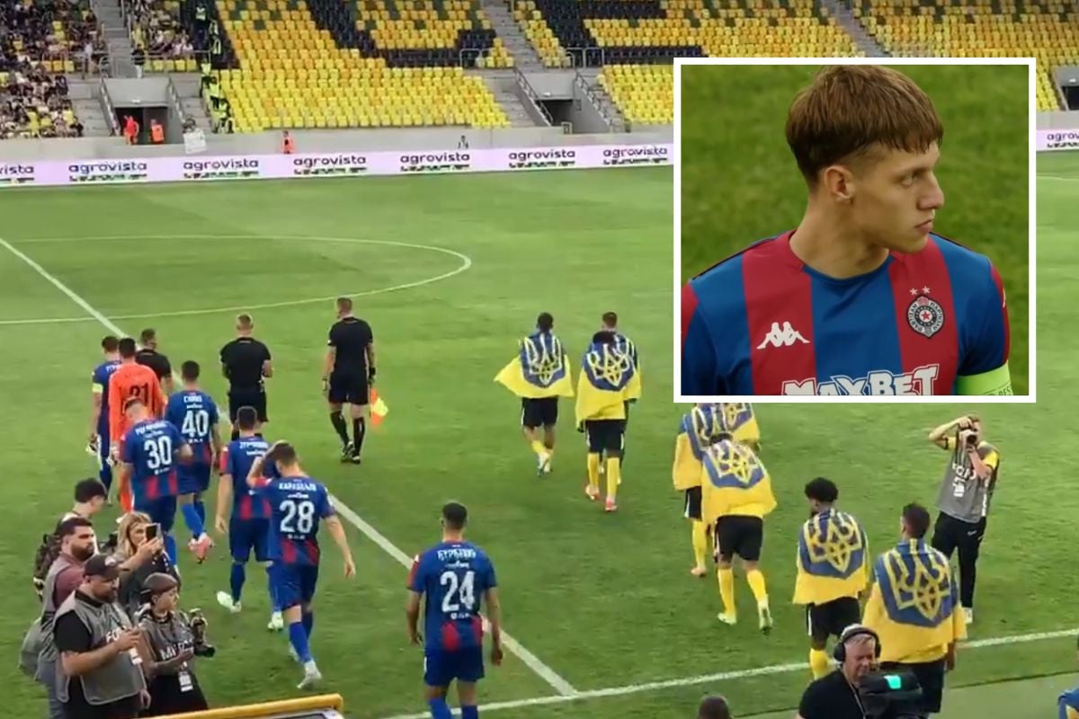 Kapiten Partizana čekao znak, rukovao se sudijama, naletio je na Albanca, a onda - (ne)očekivano!