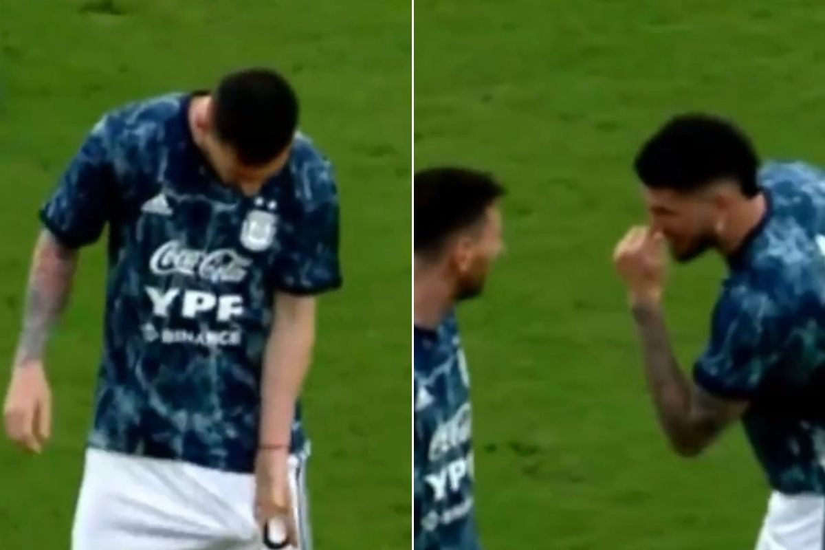 Neugodna situacija: Messi imao 'muški problem' na zagrijavanju Neugodna situacija: Messi imao 'muški problem' na zagrijavanju