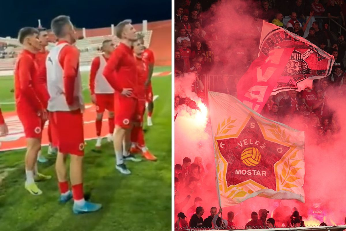 Red Army postrojio igrače FK Velež: "Oni se tamo bore za titulu, a vi se borite za opstanak"