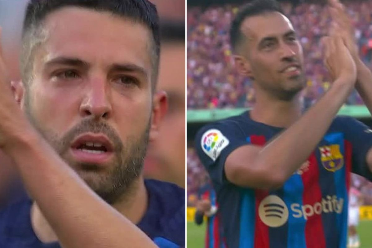 Jedan u suzama, drugi s osmijehom: Barcelona se večeras oprostila od dvojice velikana