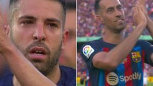 Jedan u suzama, drugi s osmijehom: Barcelona se večeras oprostila od dvojice velikana