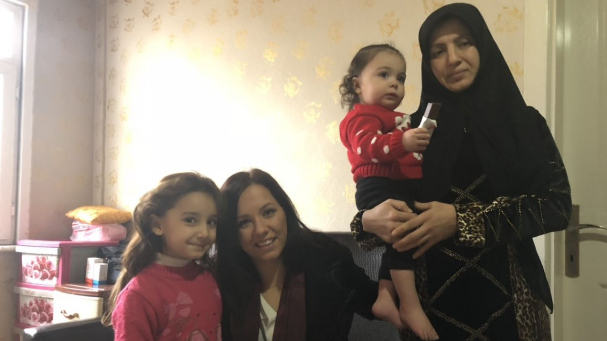U društvu Vincenta Tana, Sabrina Buljubašić u posjeti sirijskim izbjeglicama