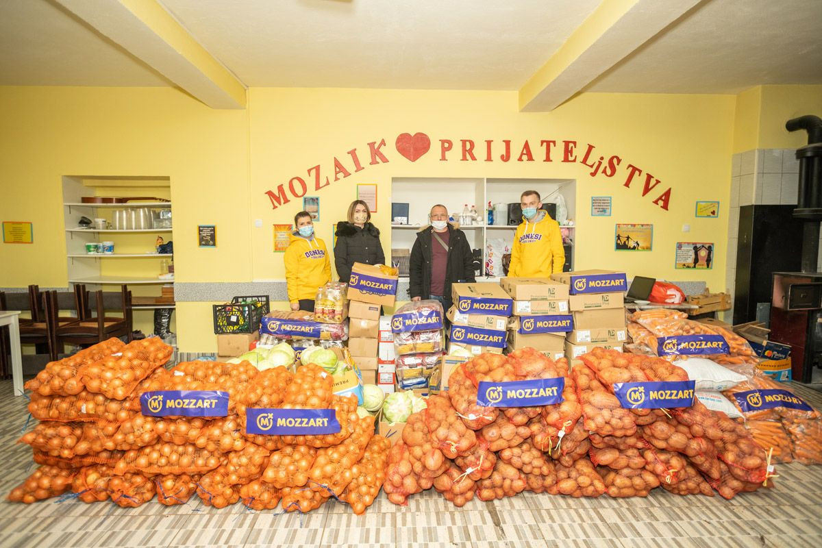 Mozzart donirao tonu hrane javnoj kuhinji „Mozaik prijateljstva“
