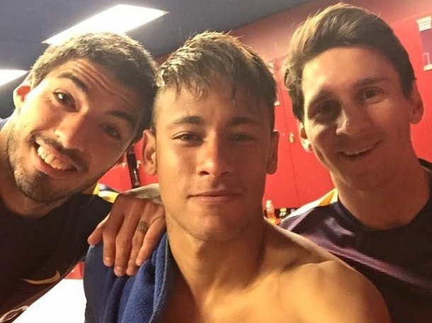Pobjednički selfie fantastičnog trojca Barcelone
