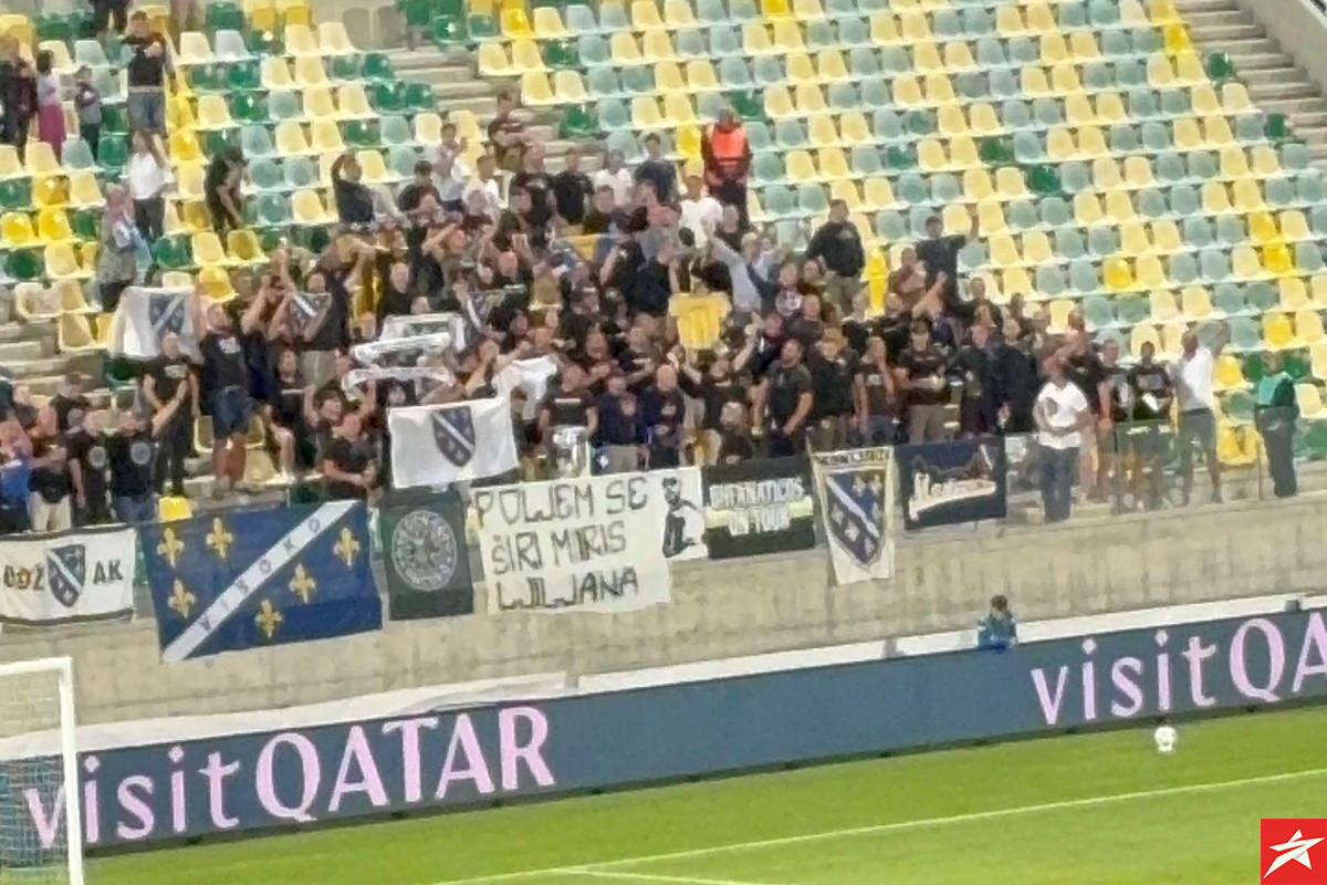 Navijači Bosne i Hercegovine se i na Kipru prisjetili Halida Bešlića 