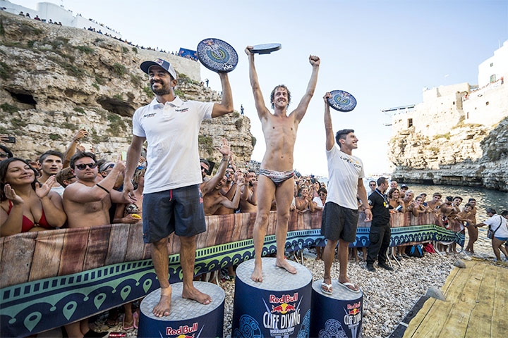 Red Bull Cliff Diving Svjetsko prvenstvo: sjajno takmičenje u Italiji