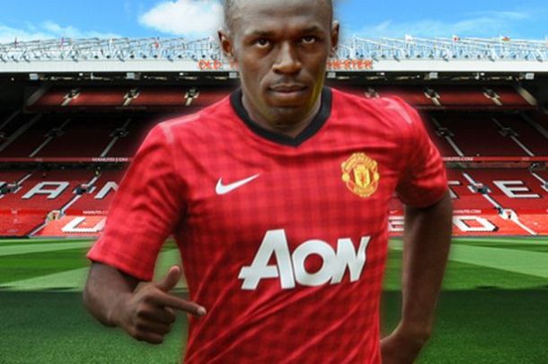Usain Bolt konačno u dresu Manchestera Usain Bolt konačno u dresu Manchestera
