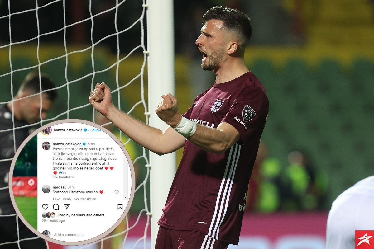 Emotivan oproštaj Čatakovića od FK Sarajevo, odmah se javili Turkeš, Mulahusejnović i Kobiljar Emotivan oproštaj Čatakovića od FK Sarajevo, odmah se javili Turkeš, Mulahusejnović i Kobiljar