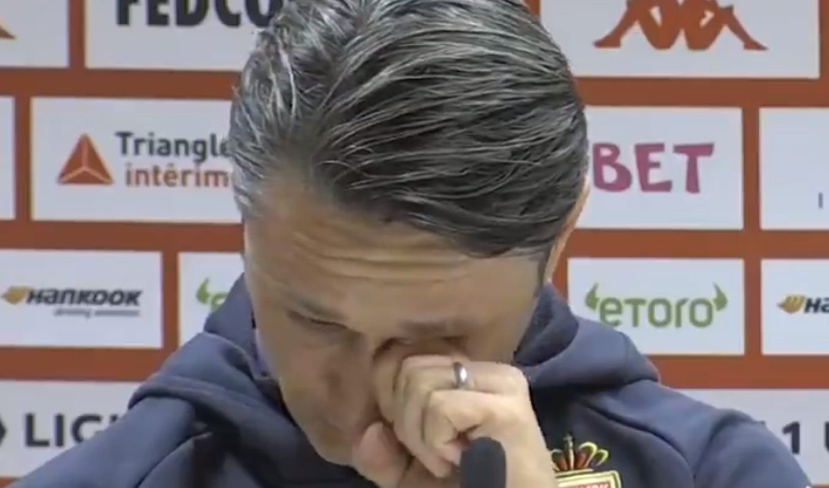 Niko Kovač se rasplakao na press konferenciji Monaca Niko Kovač se rasplakao na press konferenciji Monaca