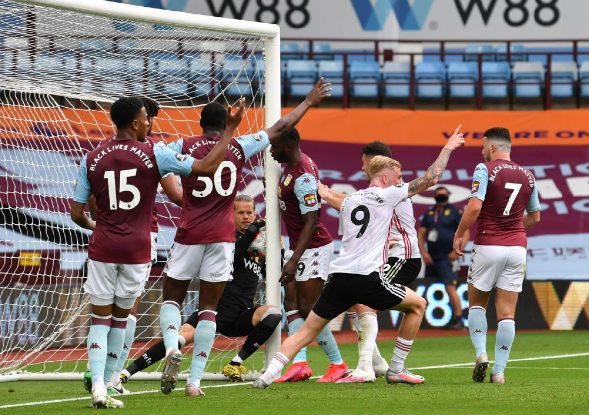 Uzalud gol tehnologija: Nevjerovatna krađa na meču Aston Villa - Sheffield United