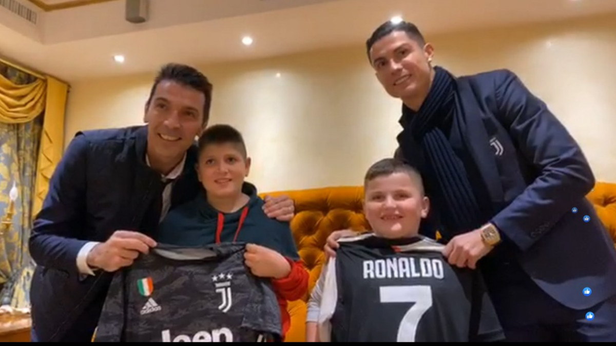 Ronaldo i Buffon dočekali dječake koji su preživjeli zemljotres u Albaniji