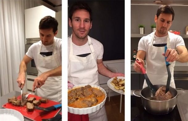 Messi je najveći majstor u kuhinji...