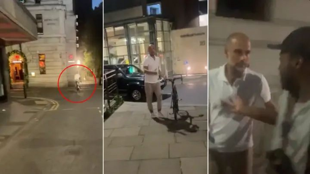 U centru Manchestera ganjao Pepa Guardiolu na biciklu, a onda trener Cityja ljutito zakočio
