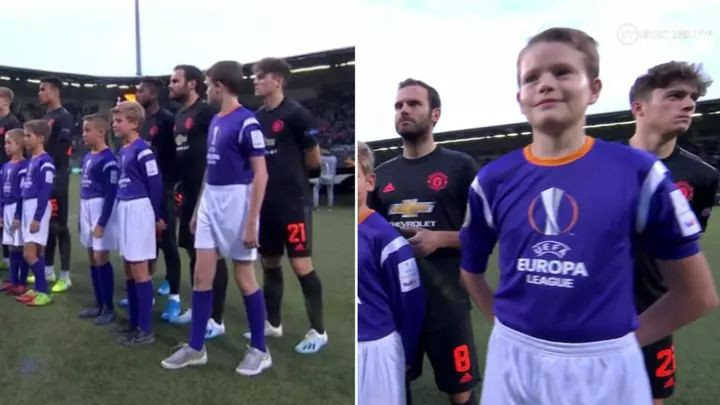 Igrač Manchester Uniteda se nije vidio pored dječaka kojeg je izveo na teren